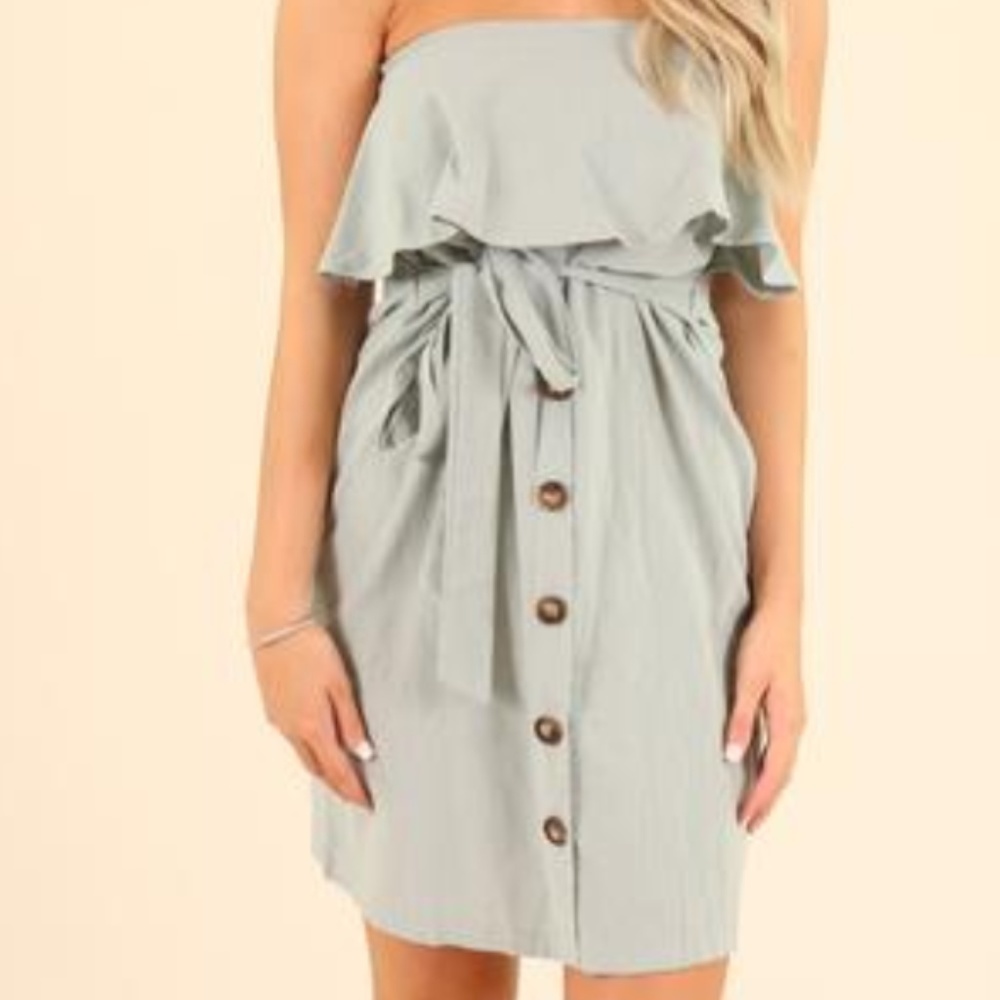 *NEW* Night Sky Dress - Sage